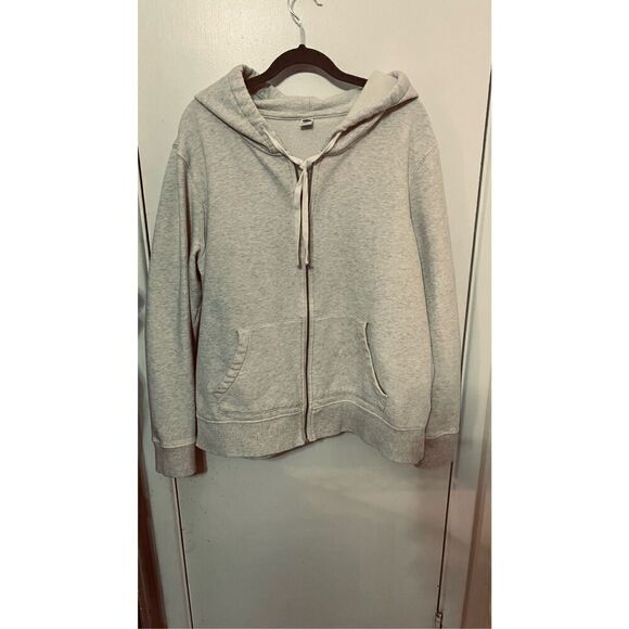 Old Navy Stay True Off White Hoodie Zip Up Womens SZ XL - Picture 1 of 9